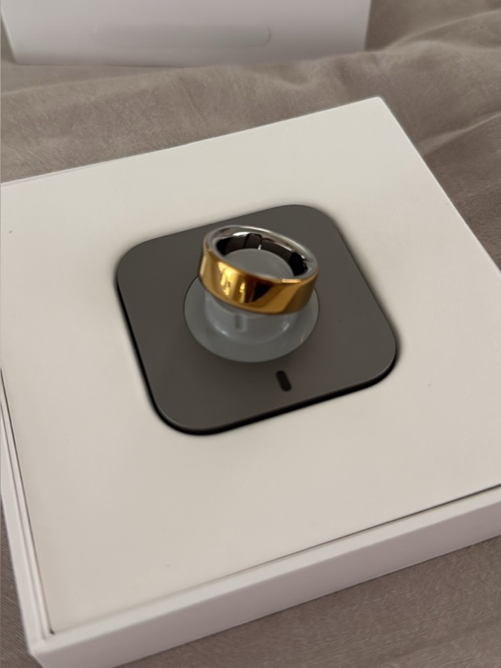 Oura Two-Tone Gold and Silver Men's Ring